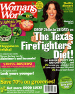 As seen in Woman's World magazine.