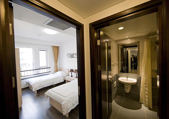 olympic village athlete rooms