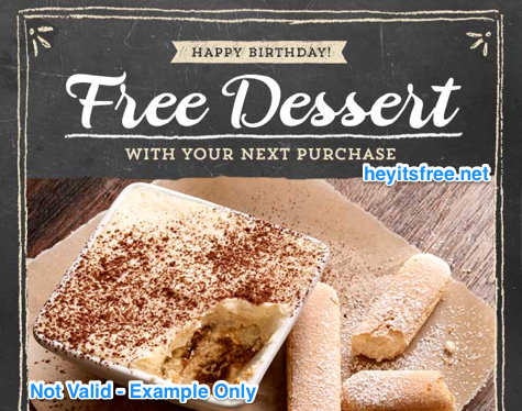 Free Macaroni Grill Dessert