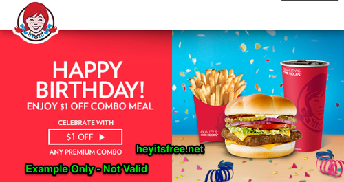 Wendy's Birthday Freebie • Hey, It's Free!