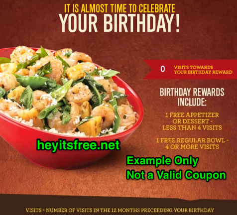 Genghis Grill Birthday Freebie