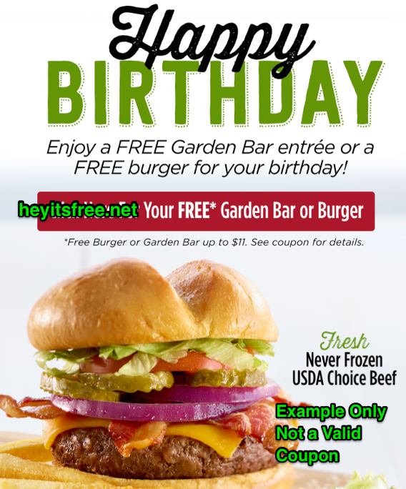 Ruby Tuesday Birthday Freebie