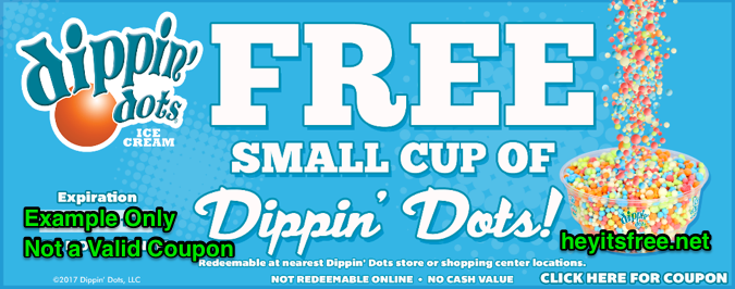 Dippin' Dots Birthday Freebie