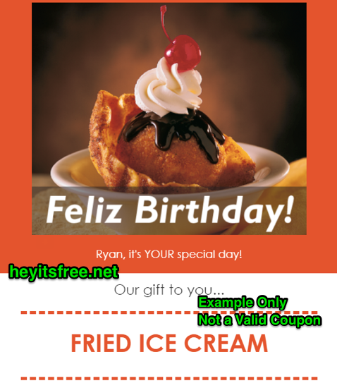 El Chico Birthday Freebies