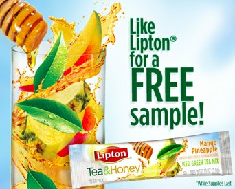 Free Lipton Tea & Honey Drink Mix