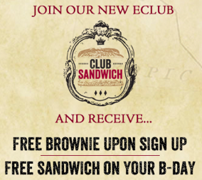 Free Earl of Sandwich Birthday Food