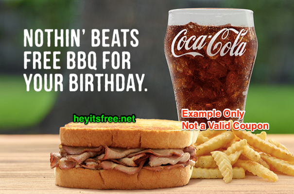 Free Sonny's BBQ Birthday Food