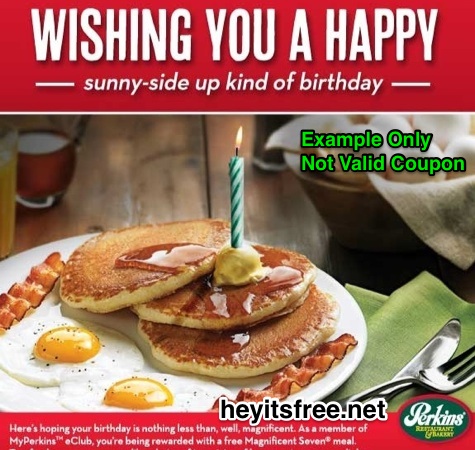 Free Perkins Breakfast