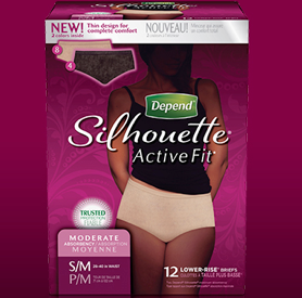 Free Depend Silhouette Active Fit