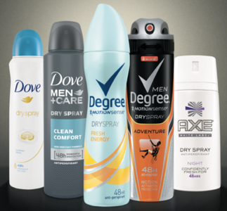 Free Unilever Spray Deoderant