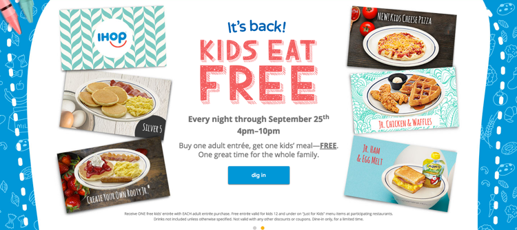 Kids Eat Free At Ihop Hey It S