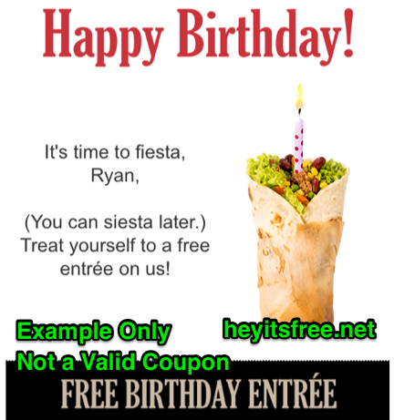 El Torito Birthday Freebie