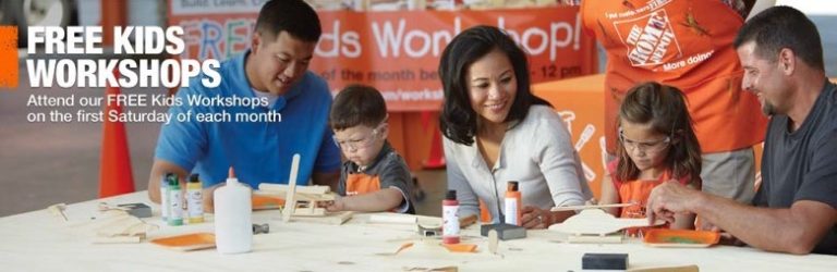 Free Home Depot Kids Workshop