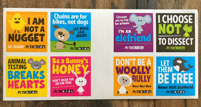 PETA Kids Freebies