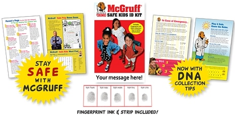 Free mcgruff Kids ID Kit