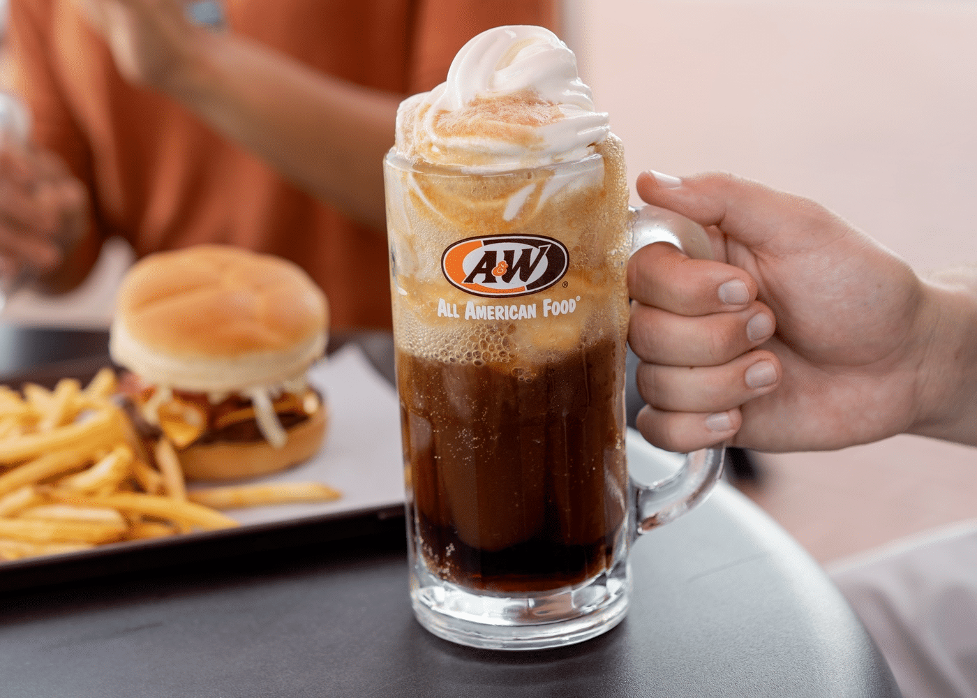 Free A&W Root Beer Float