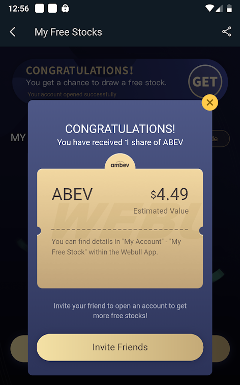 How to Get Free Stock from Webull