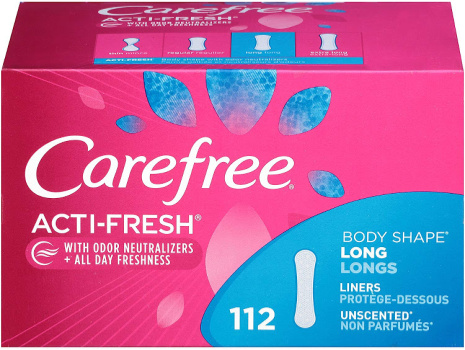 Free Carefree Acti-Fresh Liners