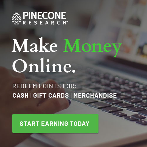 Pinecone Earn Money Online Contests