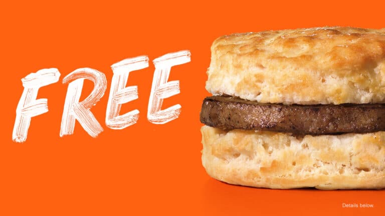 Free-Hardees-Sausage-Biscuit