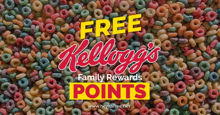 Free Kellogg's Family Rewards Points