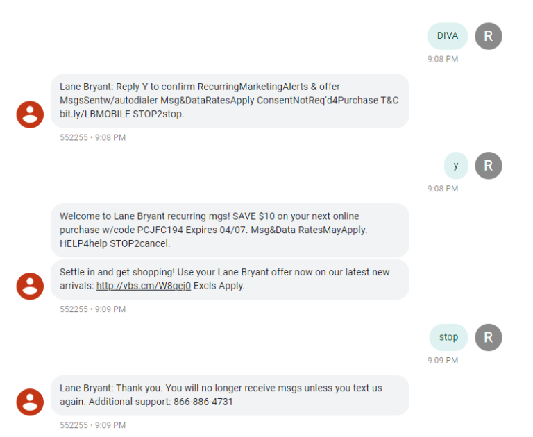$10 off ANY $10 Lane Bryant Purchase • Hey, It's Free!