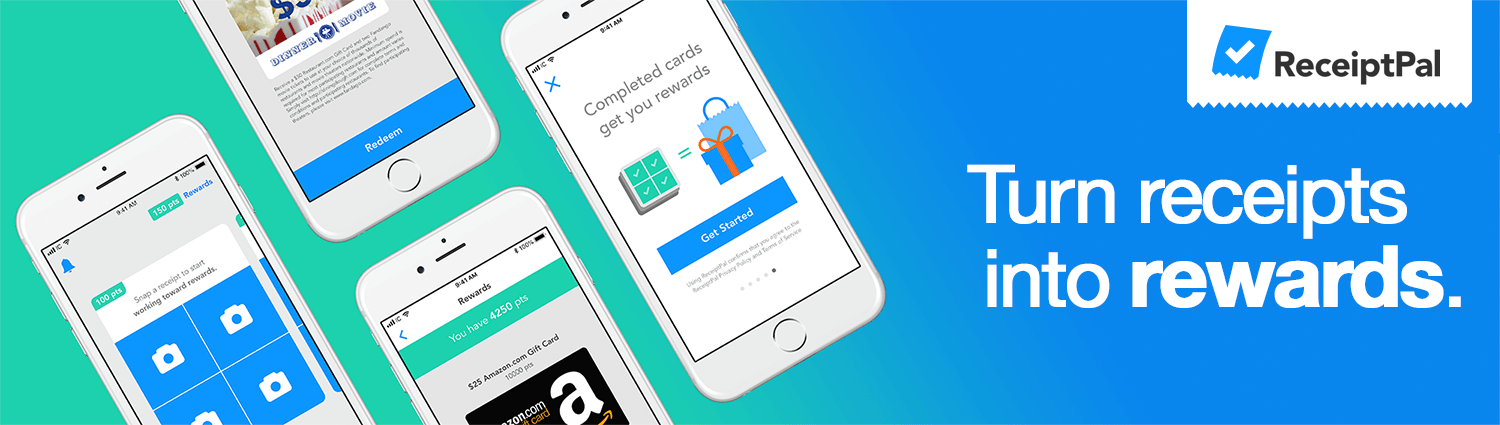 ReceiptPal Free Points, Gift Cards, and Cash Rewards