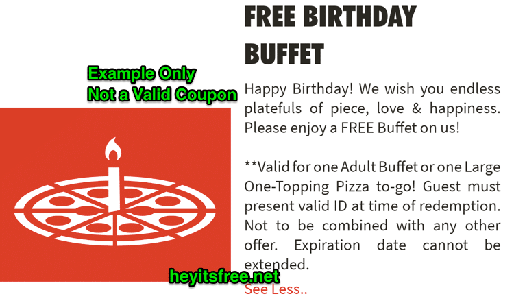 Cicis Pizza Birthday Freebie