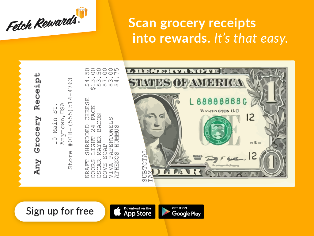 Fetch Earn Money from Grocery Receipts