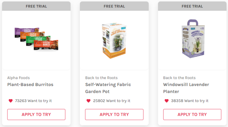 Free SocialNature Product Samples