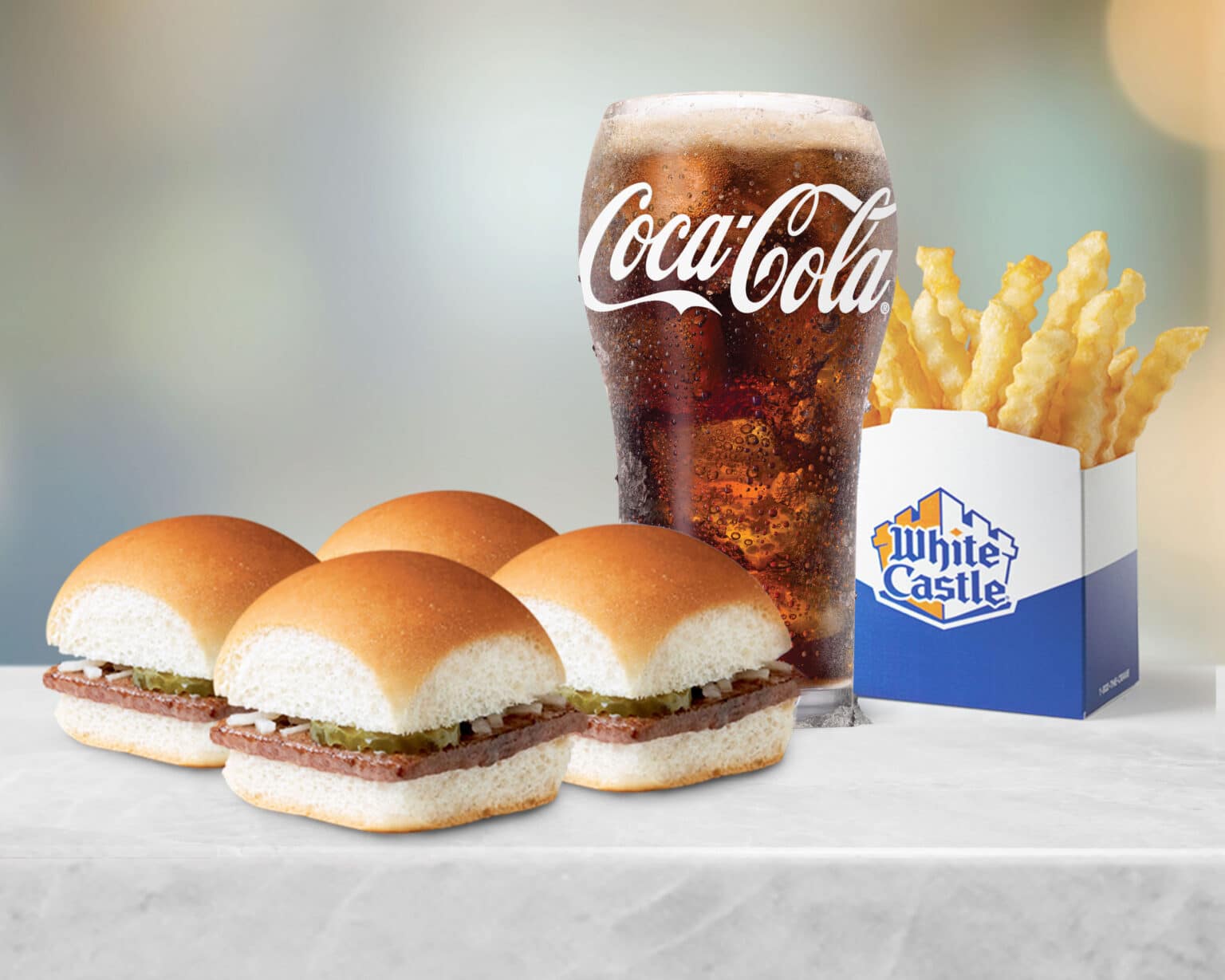 free white castle burgers