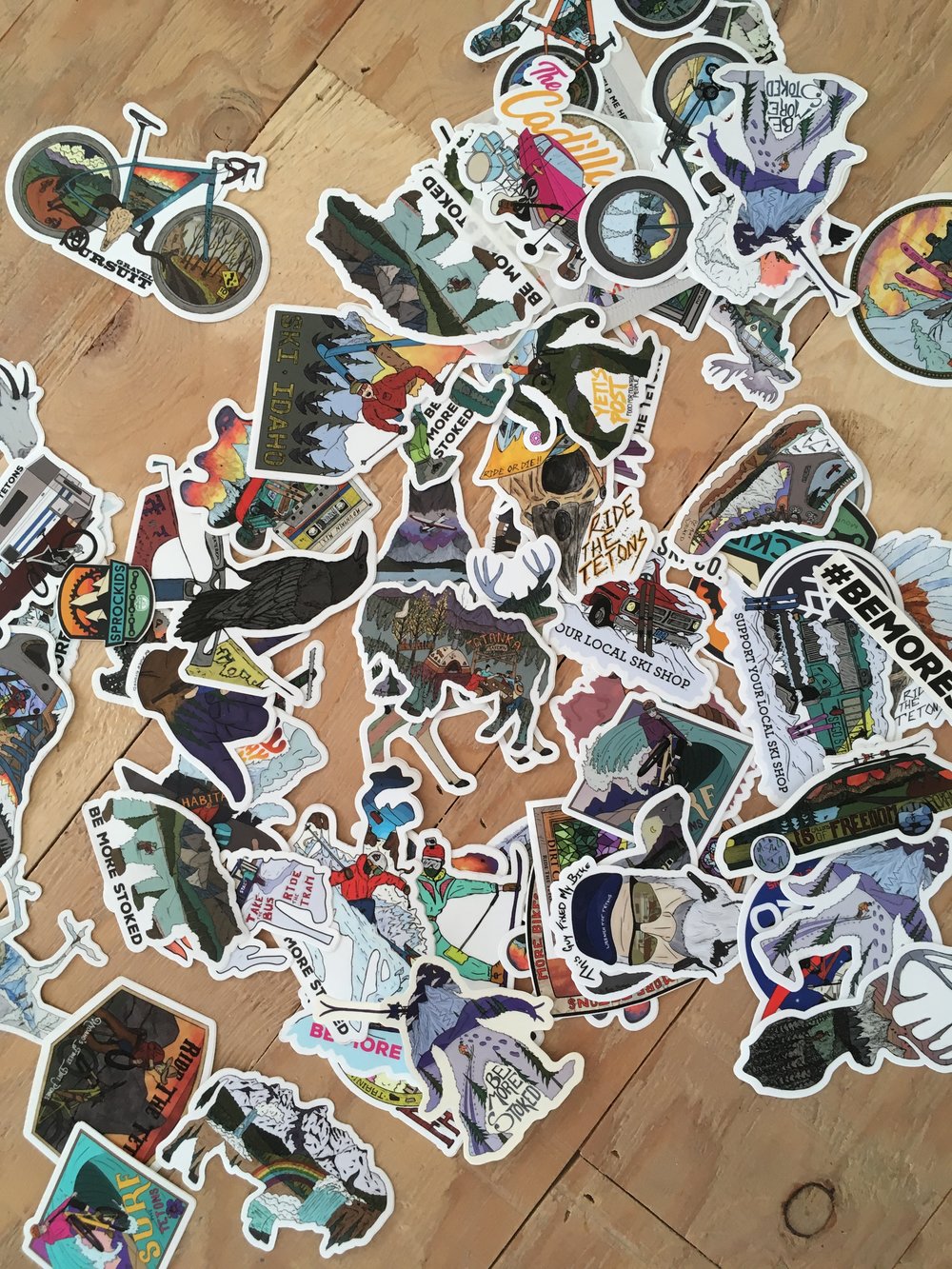 Free Be More Stoked Sticker