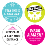 Free Social Distancing Stickers