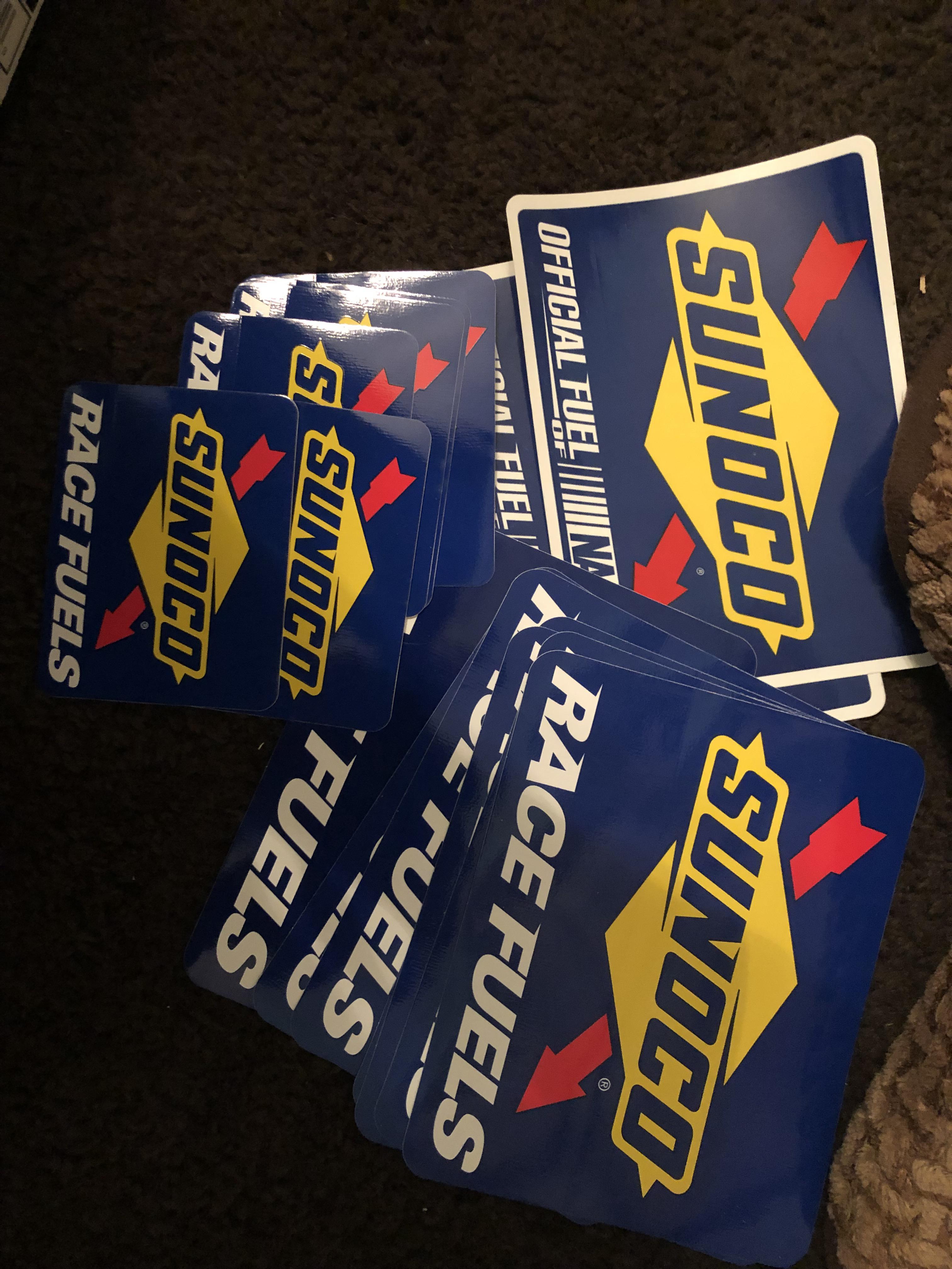 Free Sunoco Stickers
