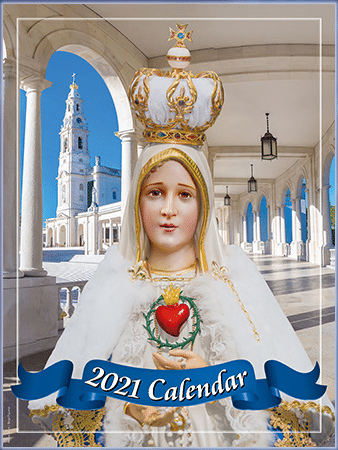 Free Mary Queen 2021 Calendar
