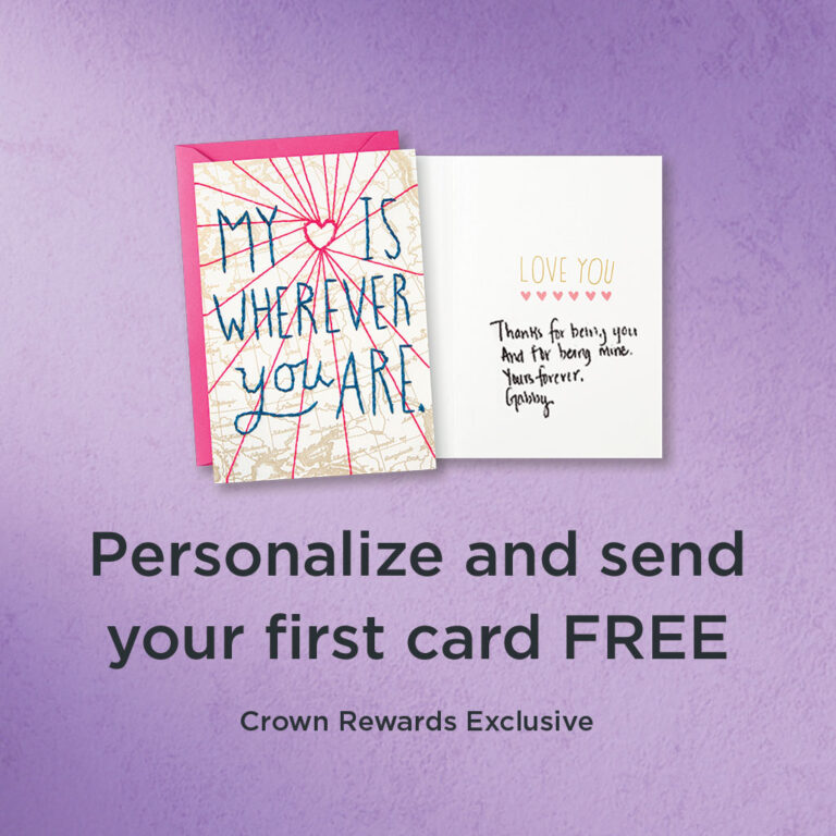 Free Hallmark Customized Greeting Card