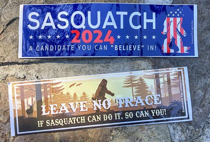 Free Sasquatch Bumper Stickers