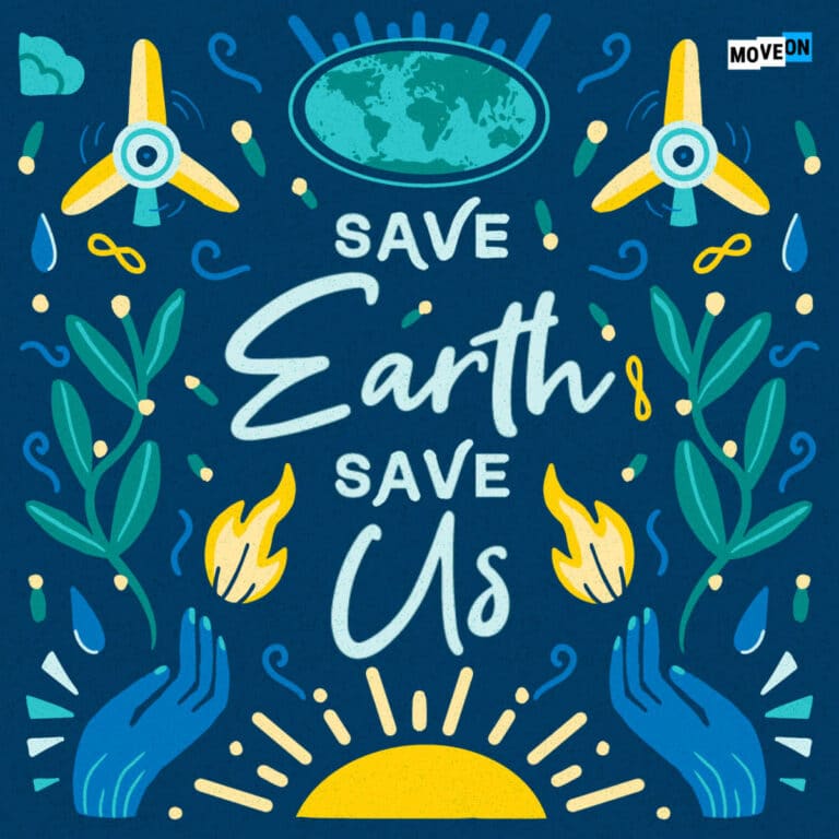 Free Save Earth Save Us Sticker