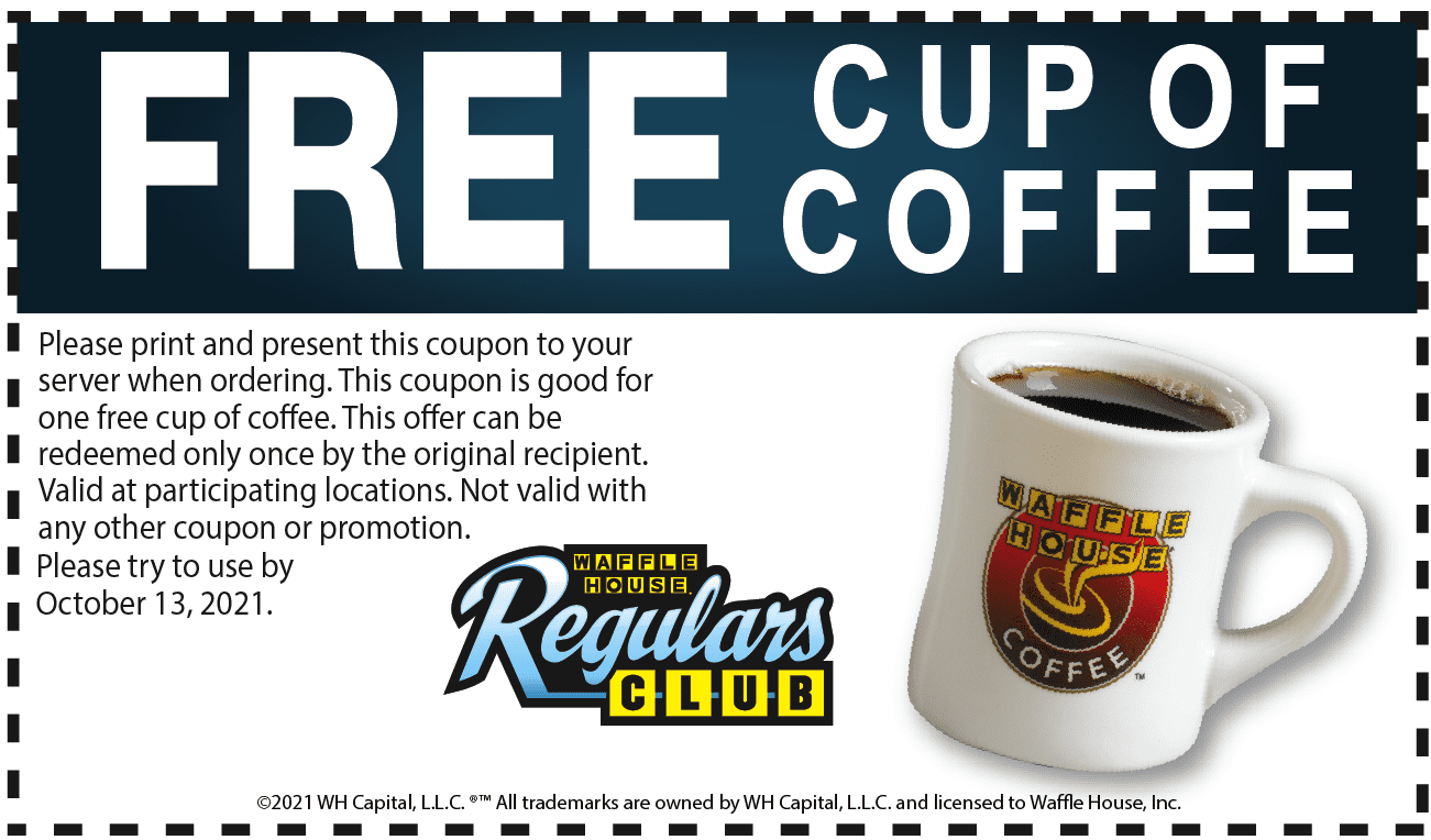 Free Waffle House Coffee • Hey, It's Free!