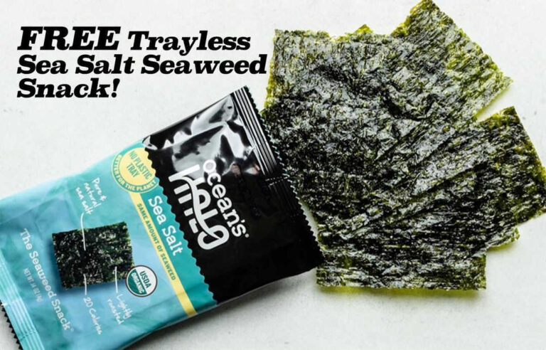 Free Ocean's Halo Sea Salt Seaweed Snack