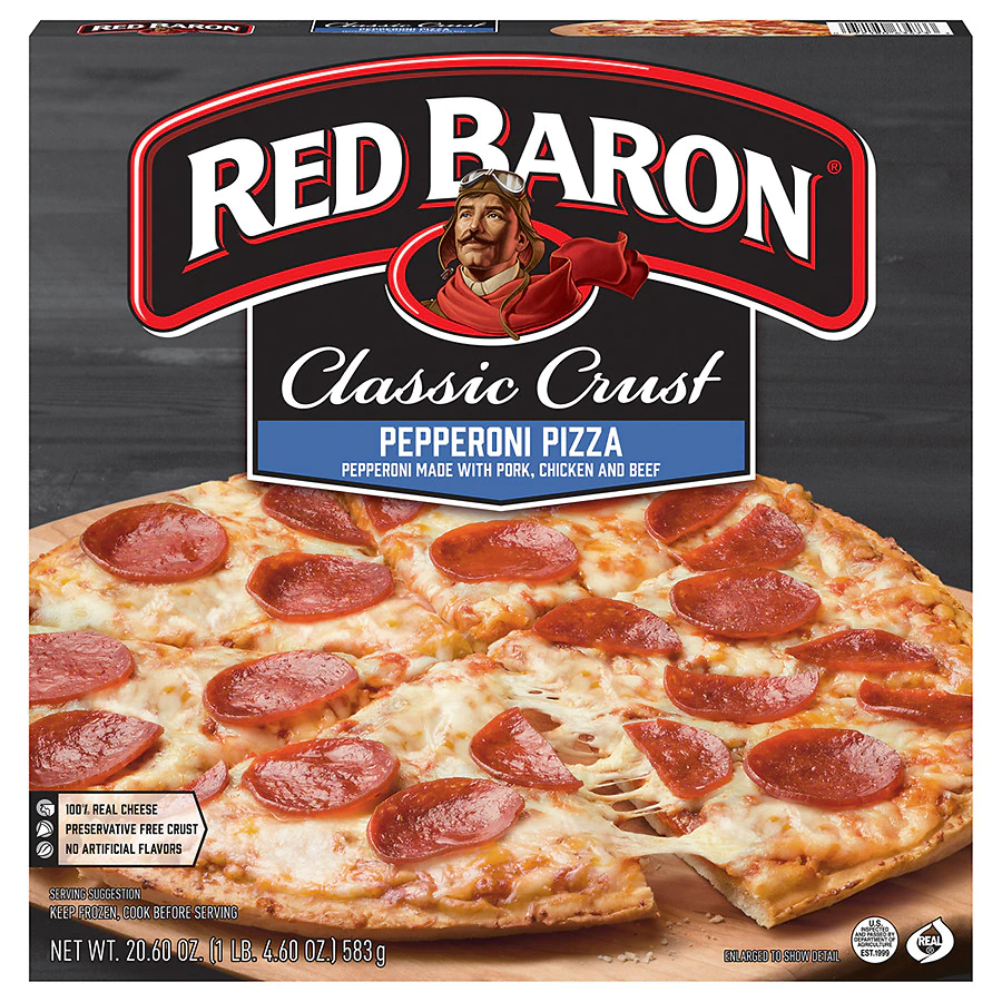 Free Red Baron Pizza