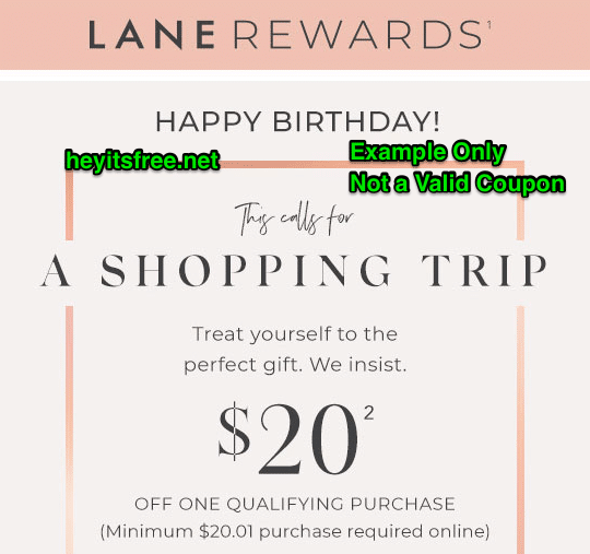 Lane Bryant Birthday Freebie