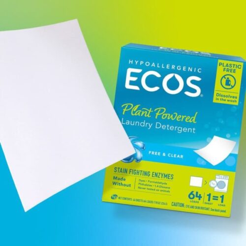Free ECOS Liquidless Laundry Sheets