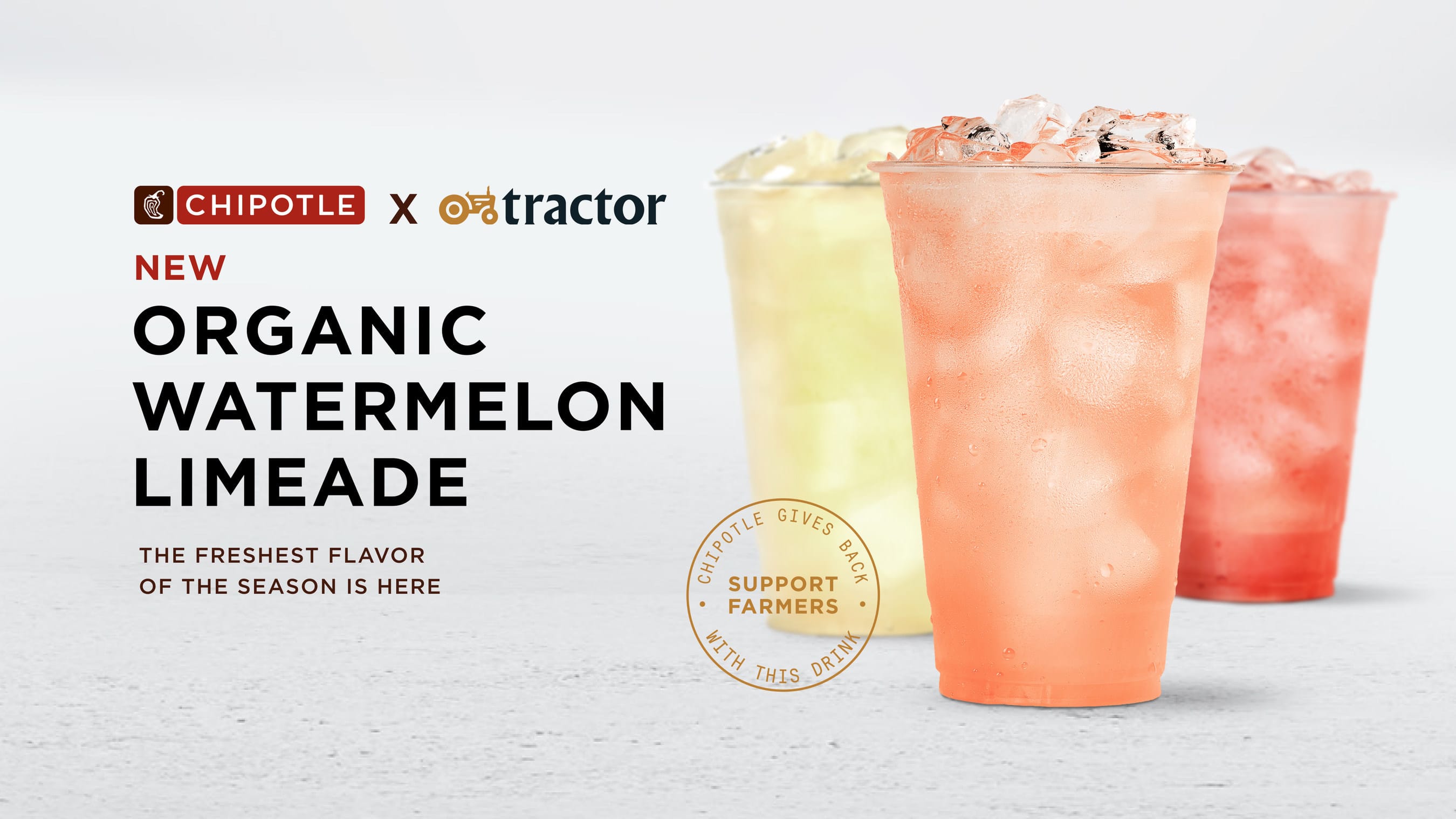 Free Chipotle Watermelon Limeade Glasses Drink
