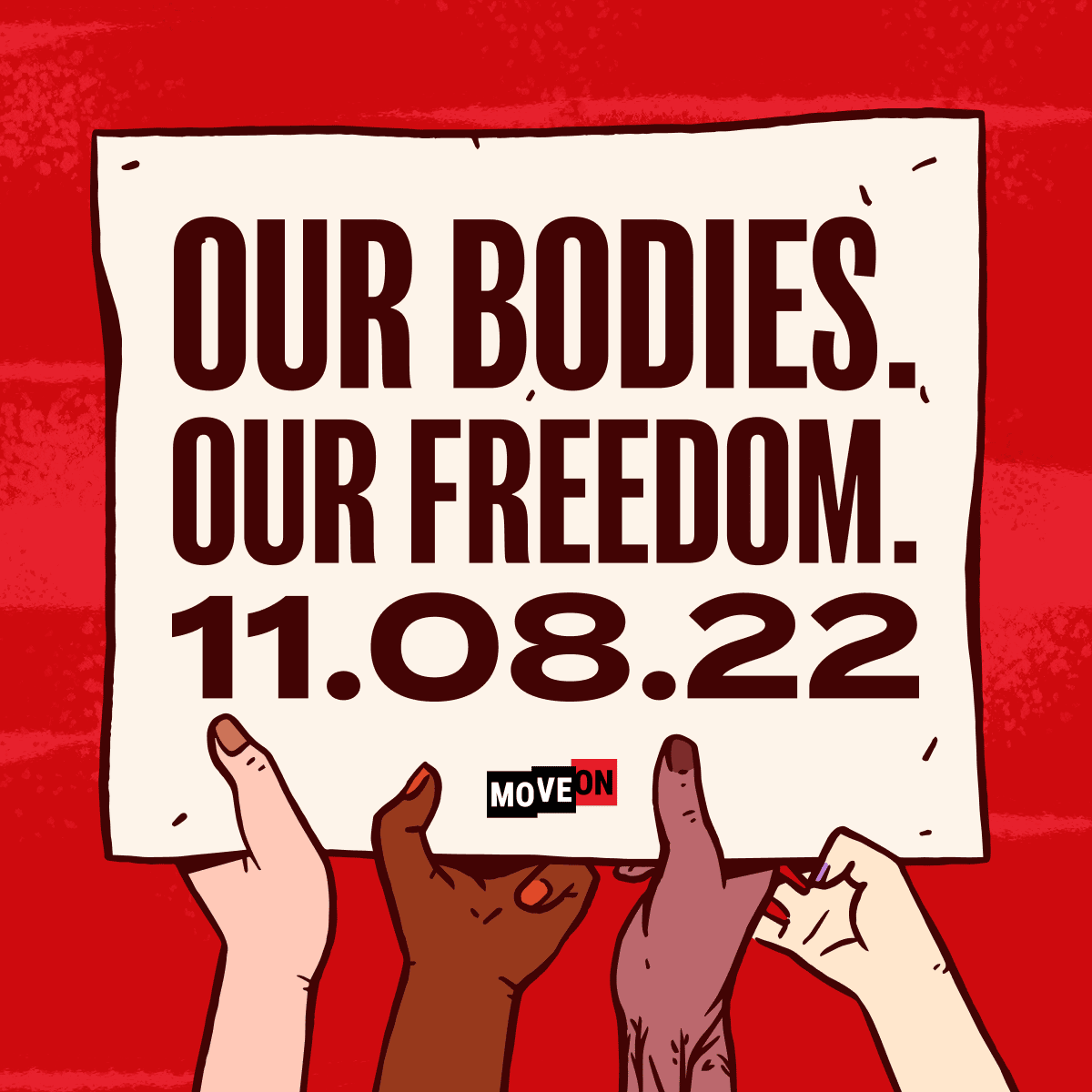 Free Our Body Our Freedom Sticker
