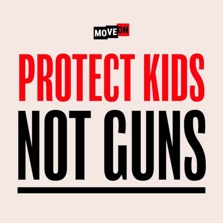 Free Protect Kids Not Guns Sticker