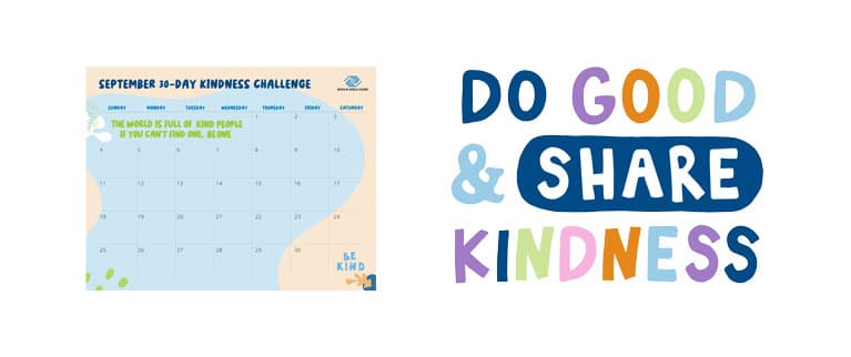 Free Do Good Share Kindness Sticker