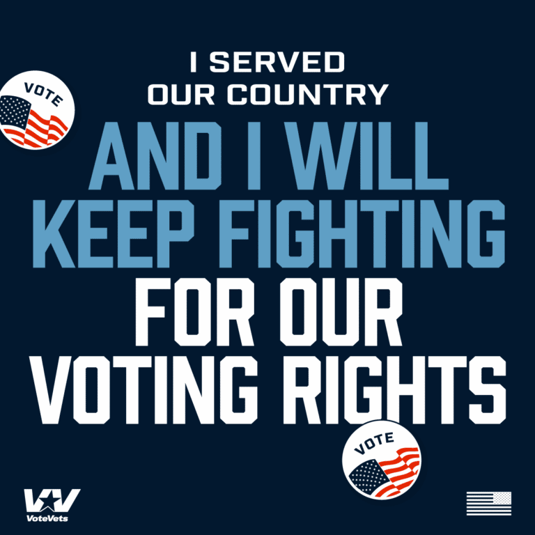 Free VoteVets Voting Rights Sticker