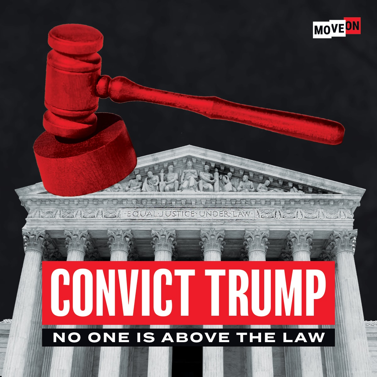 Free Convict Trump Sticker
