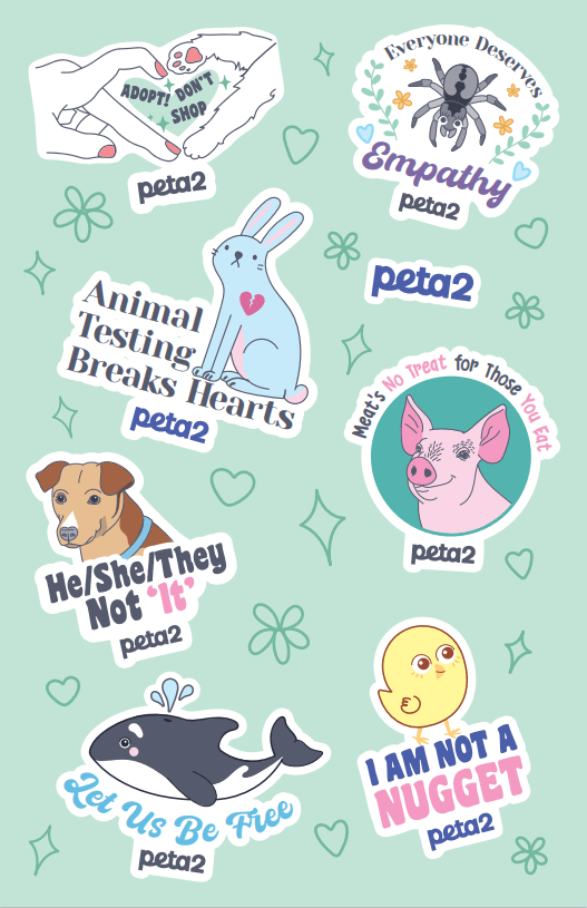 Free peta2 Stickers